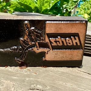 O.J. Simpson / Hertz Car Rental advertising printer’s block. Circa 1975